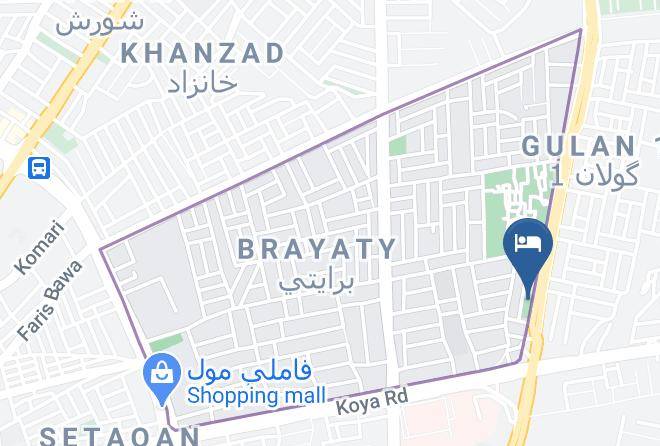Erbil - Rain Hotel Maps