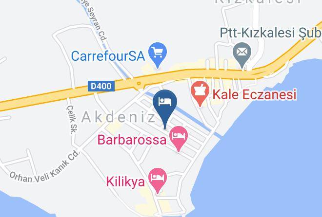 Erdemli - Rain Hotel Maps