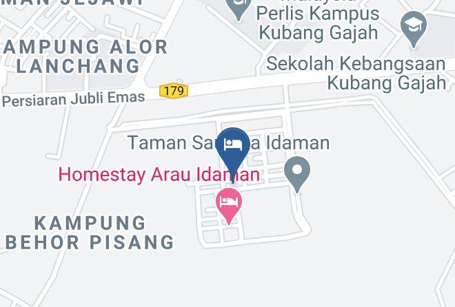 Jejawi - Raina Homestay Arau Kangar Maps