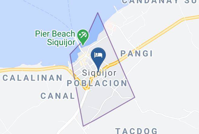 Siquijor - Rainbow Bay Beach And Dive Resort Maps