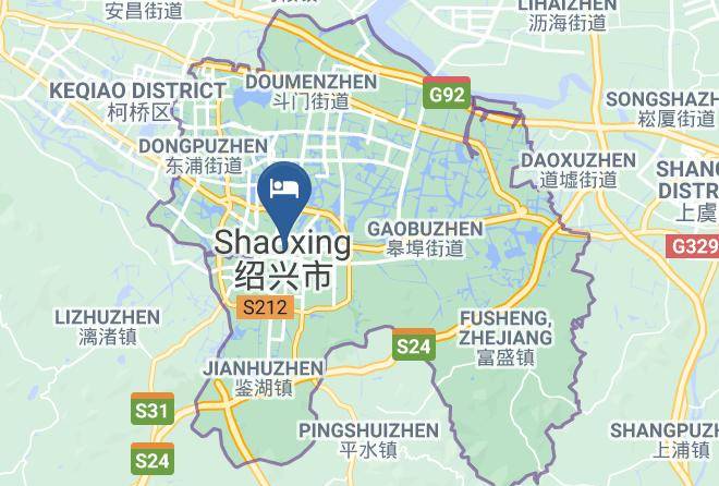 Rainbow Business Hotel Shaoxing Map