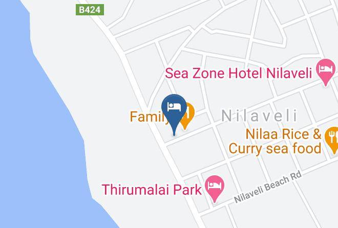 Trincomalee - Rainbow Guest Nilaveli Maps