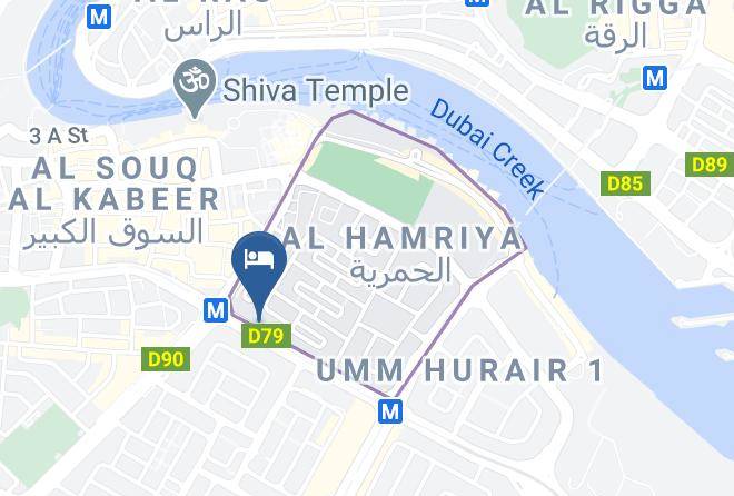 Dubai - Rainbow Hotel Maps