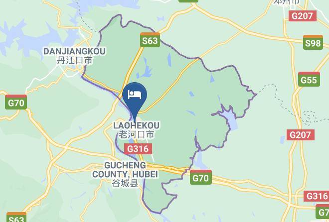 Xiangyang - Rainbow Hotel Laohekou Maps