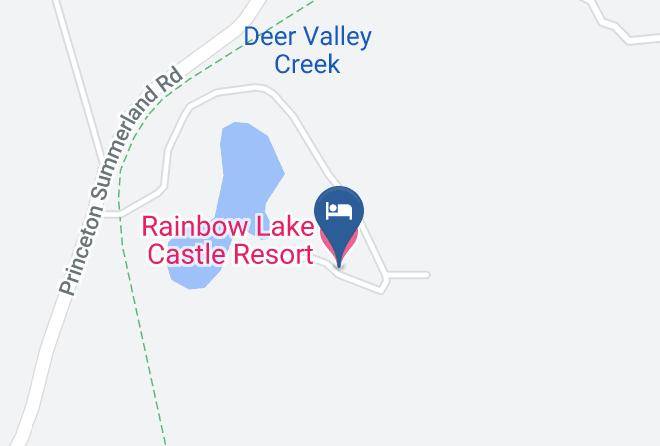 Okanagan Similkameen - Rainbow Lake Castle Resort Maps