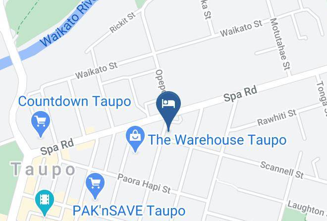 Taupo - Rainbow Lodge Maps