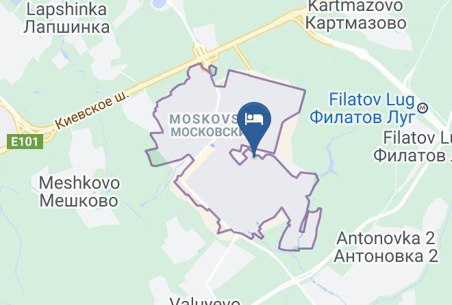 Moscow - Rainbow Minihotel Maps