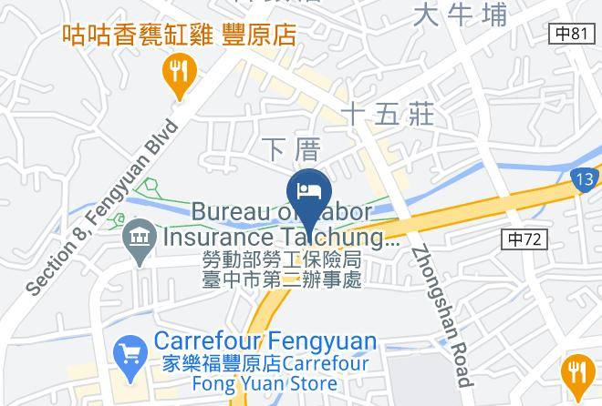 Fengyuan District - Rainbow Nest Fengyuan Museum Maps