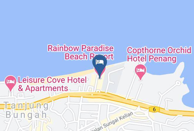 Tanjung Tokong - Rainbow Paradise Beach Resort Maps