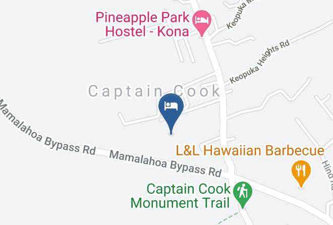 Hawaii - Rainbow Plantation B&b Maps