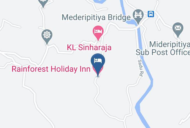 Rainforest Holiday Inn Map