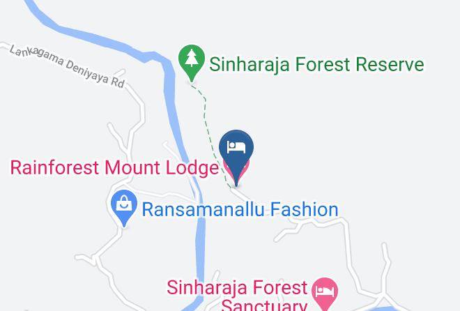 Galle - Rainforest Mount Lodge Maps