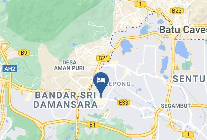 Kuala Lumpur - Raintree Hotel Bandar Manjalara Kl Maps