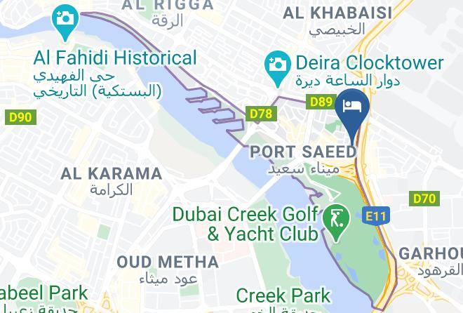 Dubai - The Leela Hotel Maps