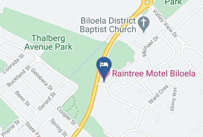 Banana - Raintree Motel Biloela Maps