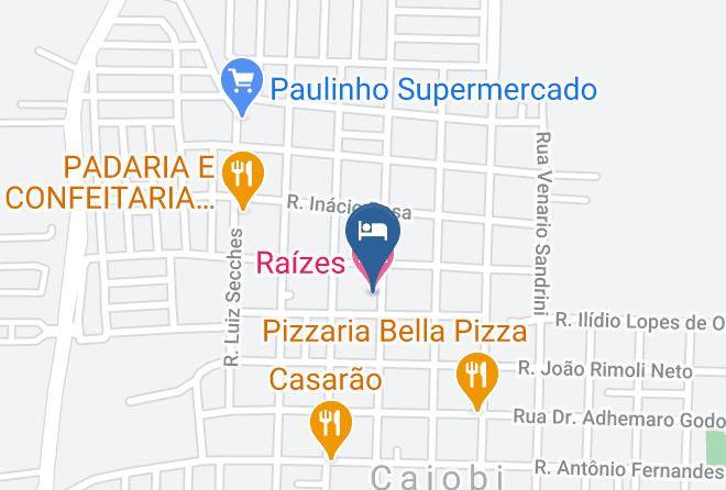 Cajobi - Raizes Hotel Maps