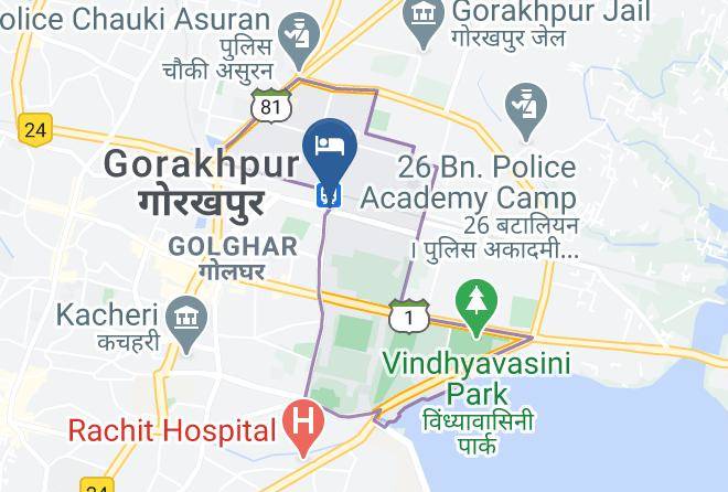 Gorakhpur - Raj Hotel Maps