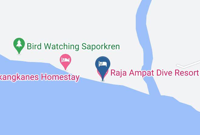 Raja Ampat Regency - Raja Ampat Dive Resort Maps