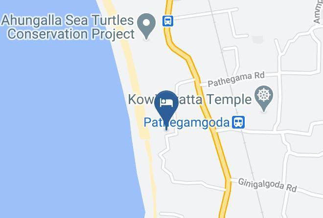 Galle - Raja Beach Hotel Maps