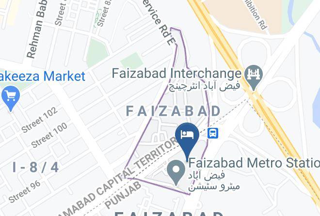 Islamabad - Raja Da Hotel Maps