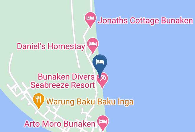 Kota Manado - Raja Laut Dive Resort Maps