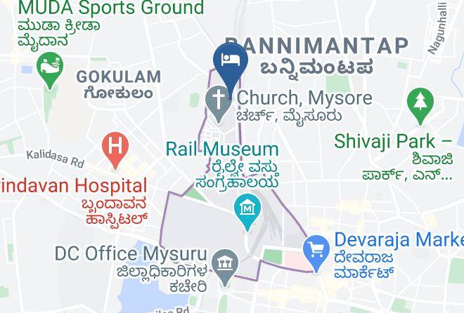 Mysore - Raja Laxmi Comforts Maps