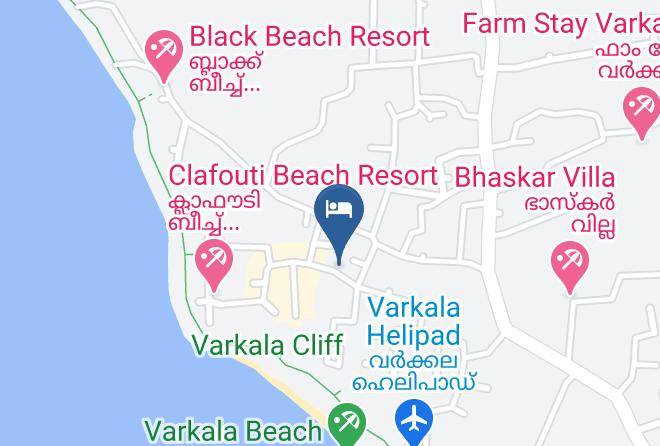 Chirayinkeezhu - Raja Park Beach Resort Maps