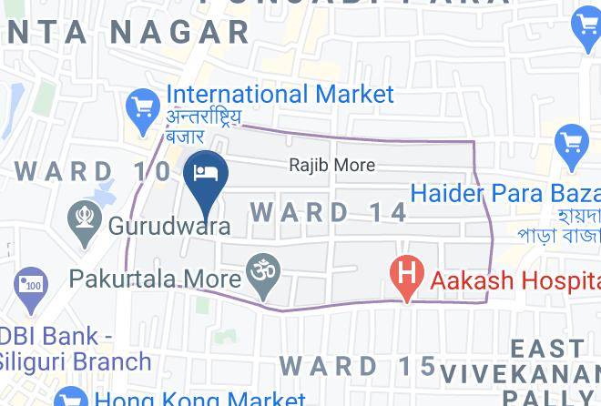 Siliguri - Rajashree Palace Maps