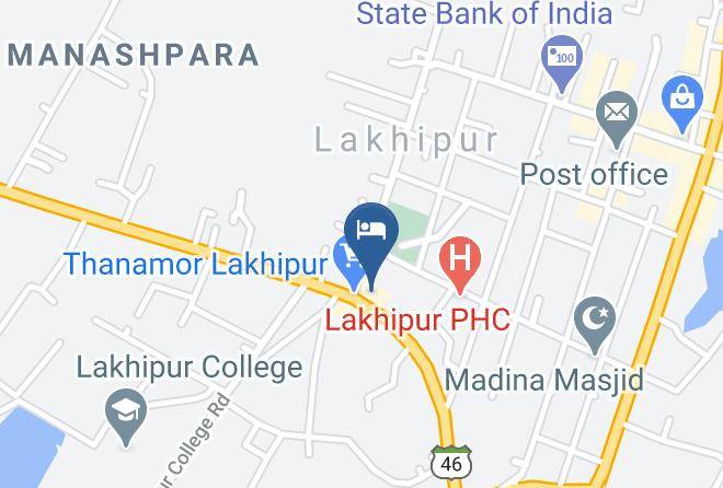 Lakhipur - Rajdhani Hotel Maps