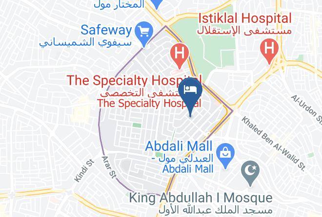 Amman - Rajeen Hotel Maps