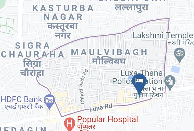 Varanasi - Rajmahal Hotel Maps
