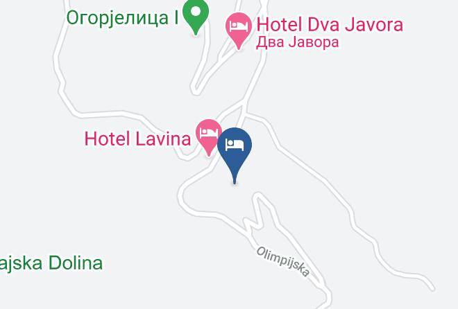 Sarajevo Romanija - Rajska Jahorina Maps