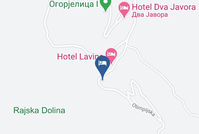 Sarajevo Romanija - Rajska Vrata Jahorina Maps