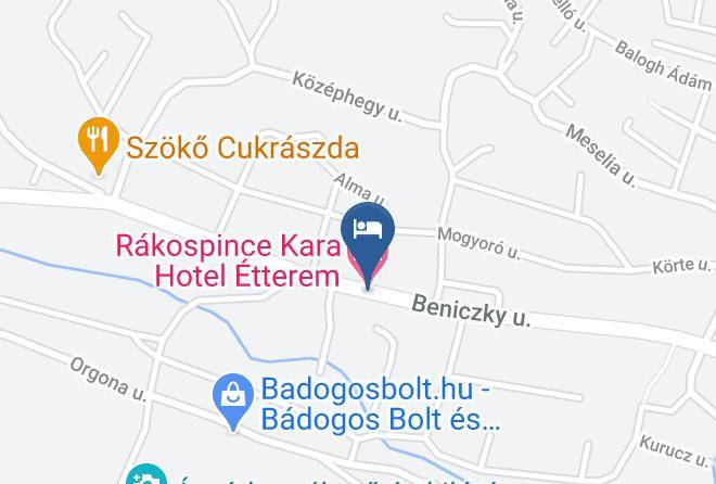 Pomaz - Rakospince Kara Hotel Etterem Maps