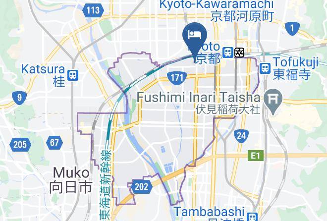 Kyoto City Minami Ward - Rakunan Kyomachi Maps