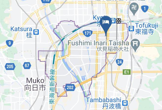 Kyoto City Minami Ward - Rakushikan Maps
