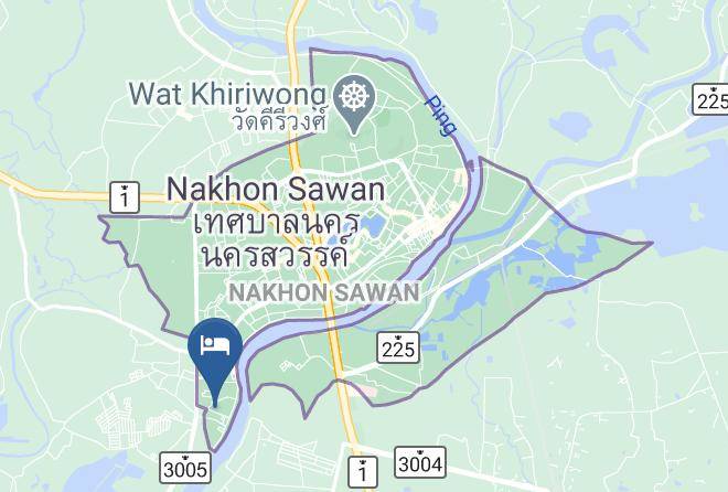 Amphoe Mueang Nakhon Sawan - Rakyim Resort Maps
