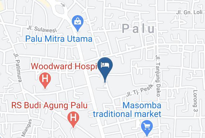 Kota Palu - Rama Garden Hotel Maps