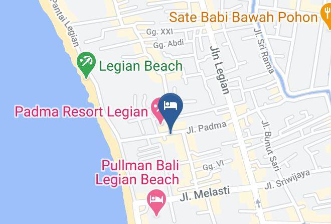 Badung Regency - Rama Residence Padma Maps