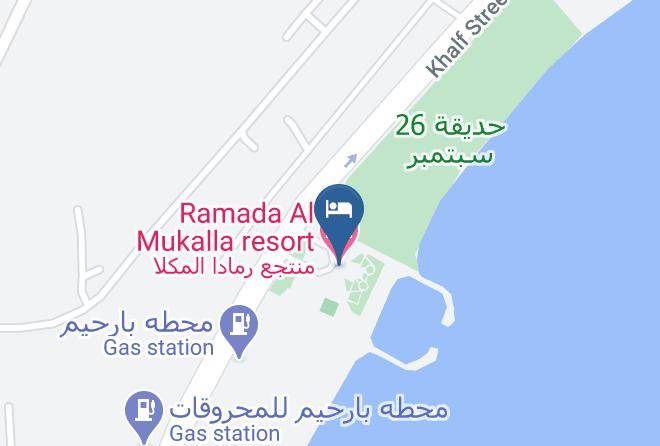 Al Mukalla - Ramada Al Mukalla Resort Maps