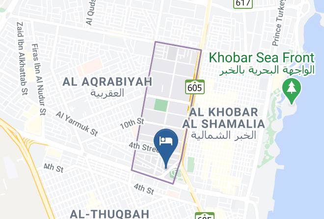 Al Khobar - Ramada By Wyndham Al Khobar King Abdullah Street Maps