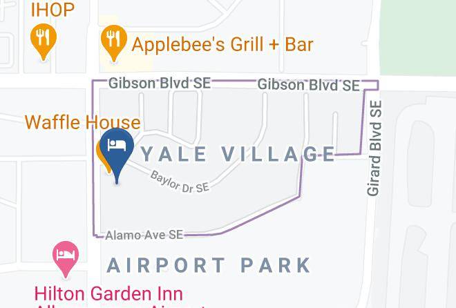 Ramada By Wyndham Albuquerque Airport Map