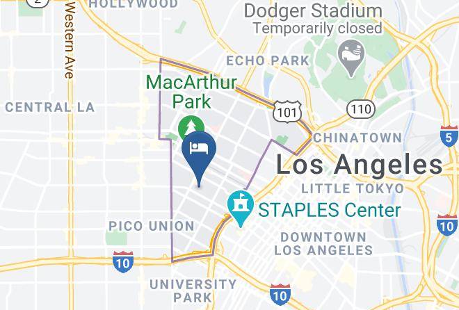Los Angeles - Ramada By Wyndham Los Angeles Downtown West Maps