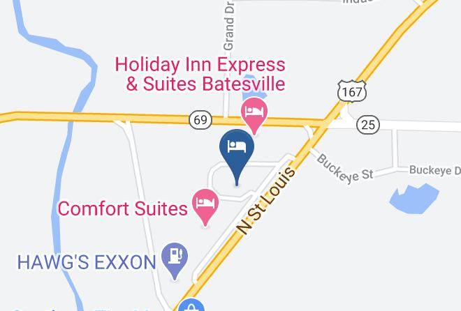 Independence - Ramada By Wyndham Batesville Maps