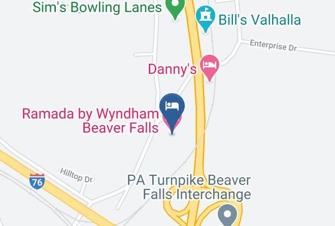 Ramada By Wyndham Beaver Falls Map