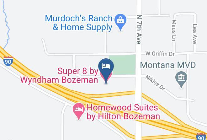 Gallatin - Super 8 By Wyndham Bozeman Maps