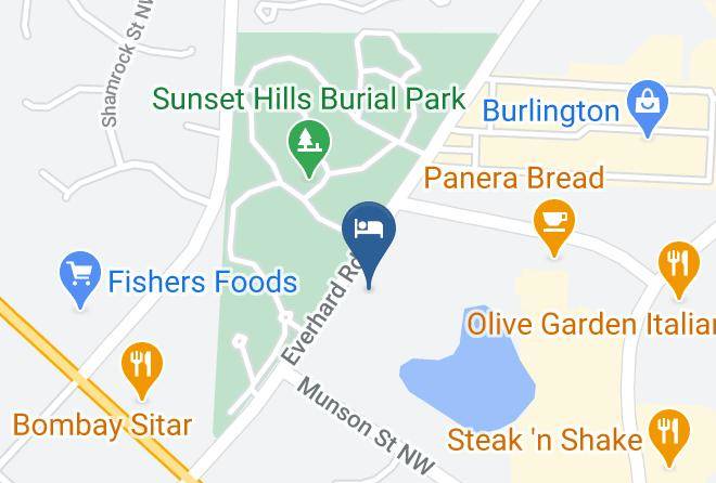 Ramada By Wyndham Canton Hall Of Fame Map