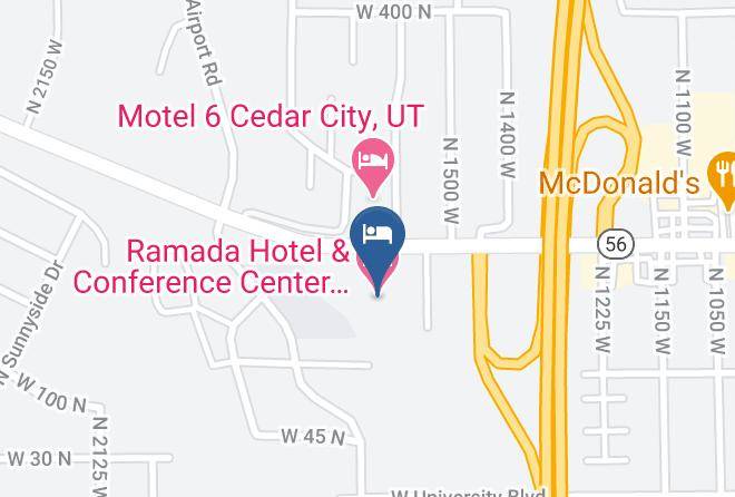 Iron - Ramada Hotel & Conference Center Cedar City By Wyndham Maps