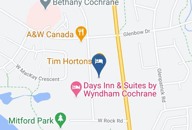 Canalta Cochrane Map