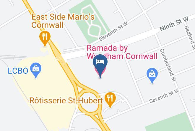 Stormont Dundas Glengarry - Ramada By Wyndham Cornwall Maps